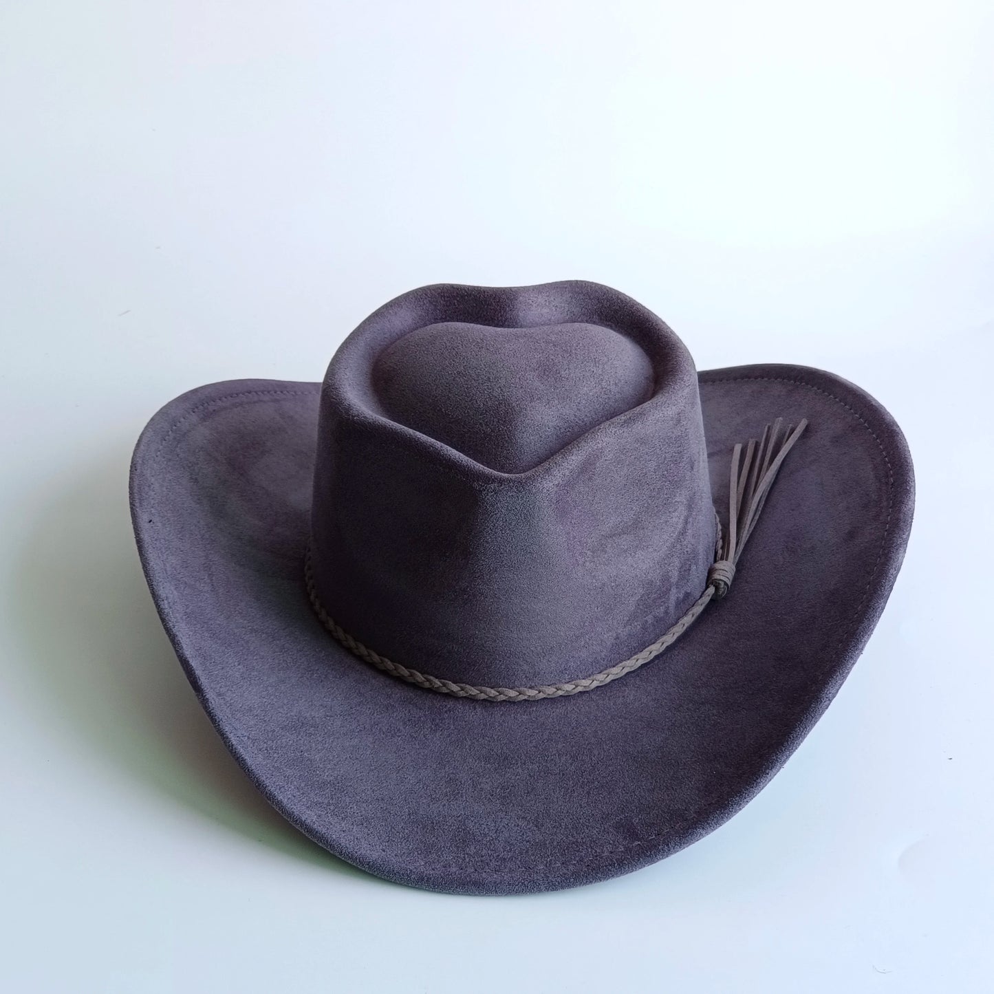 Western Vegan suede hat cowboy hat jazz panama hat unisex women's hat wide brim cowboy hat women's hat cowboy hat