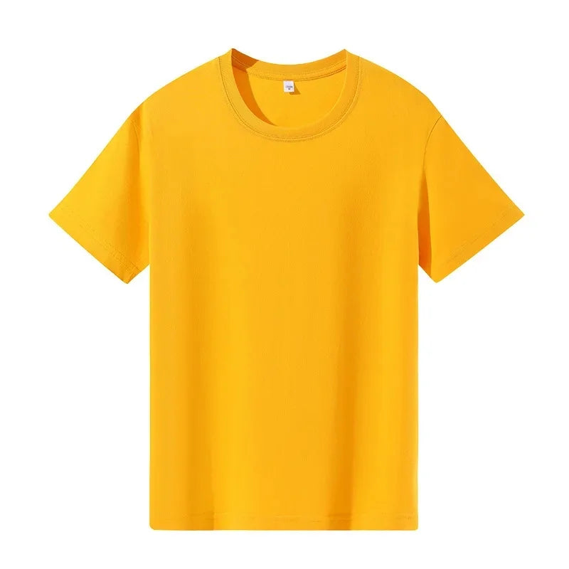 Classic Style Pure Cotton Short Sleeve T-Shirt 19 Colors Available 180 Grams Summer New Arrival Adult Short T-Shirt