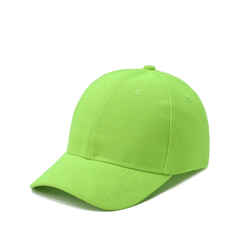 Students Kids Baseball Cap Summer Children Peaked Caps Travel Sun Hat Solid Color Boy Girl Snapback Hat Hip-Hop Hat Dropshipping