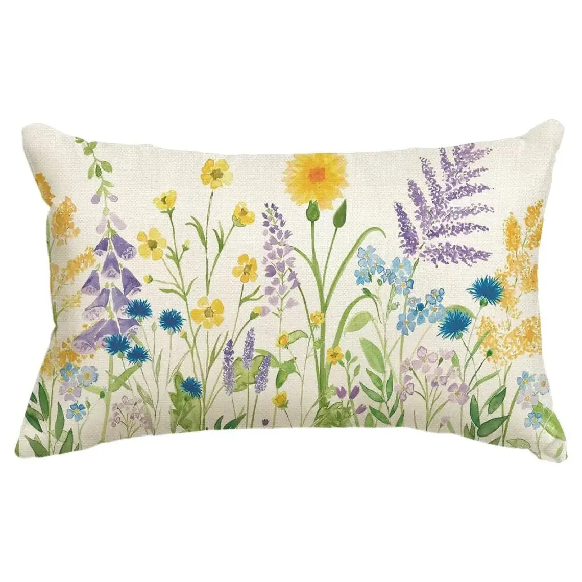 VIKAMA Floral Cushion Cover Double-Sided Printed Living Room Sofa Cushion Cover Bedroom Headboard Pillowcase Home Decor