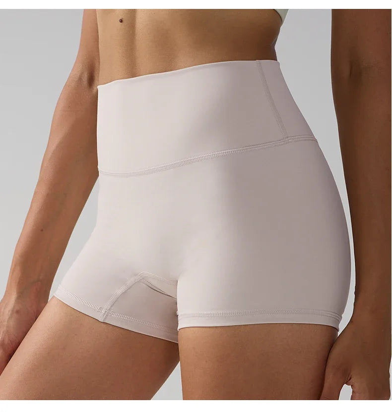 Women's Sports Yoga Shorts with High Waist, Hip Lift, Fitness, Running, Cycling, 3-point Shorts, Quick Drying Women's Yoga Short