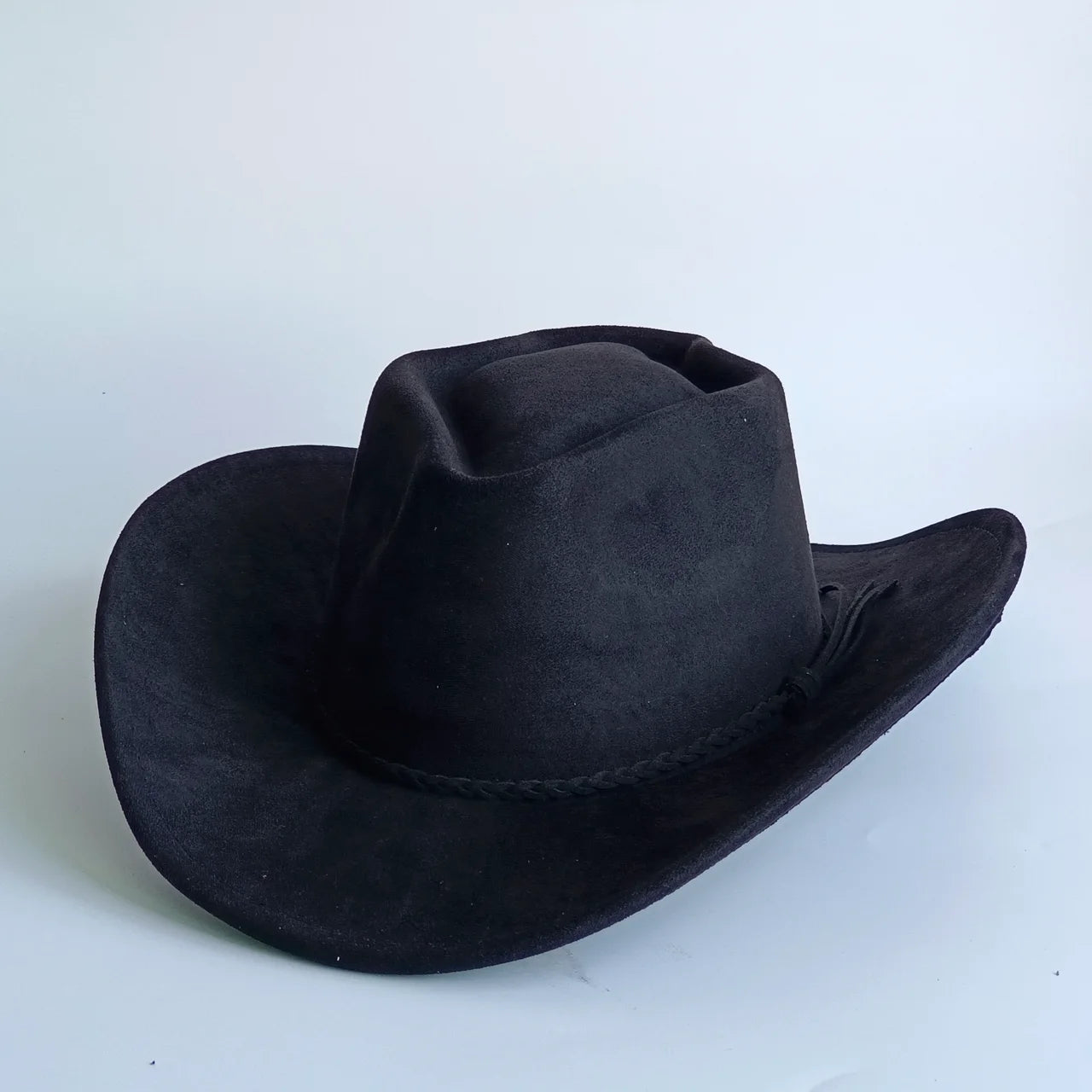 Western Vegan suede hat cowboy hat jazz panama hat unisex women's hat wide brim cowboy hat women's hat cowboy hat