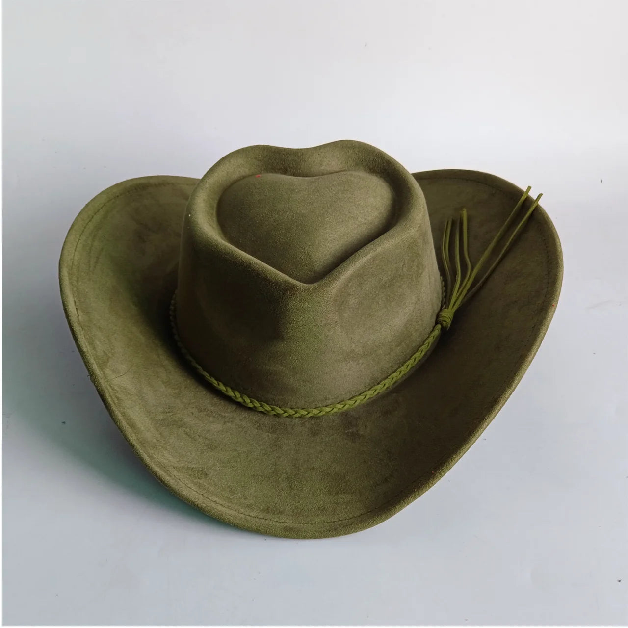 Western Vegan suede hat cowboy hat jazz panama hat unisex women's hat wide brim cowboy hat women's hat cowboy hat