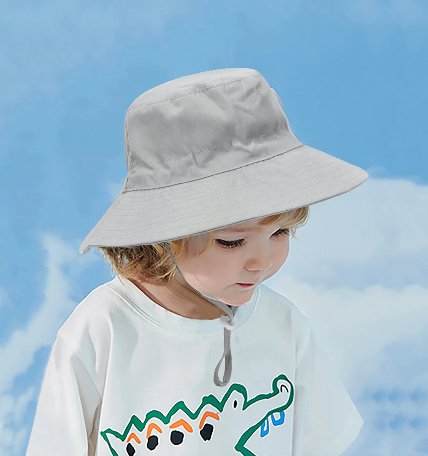 1 PC Summer children sun hat sun protection hat for boys and girls breathable basin hat beach cap fisherman hat