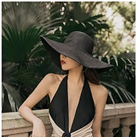 Women Hat Foldable Summer Straw Hat For Beach Travel Visors Female Face Protection UV Cut Bucket Cap Girl Sun Panama Wholesale