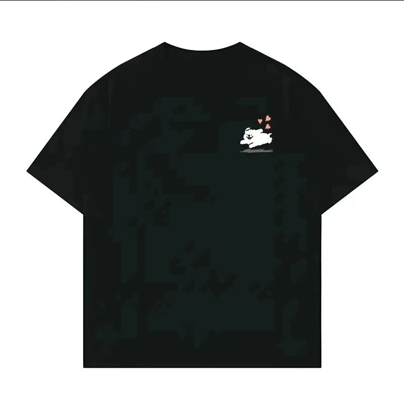 2025 New Trend Woman Cotton T-shirt Spring Summer Daily Casual Fashion O-neck Short Sleeve Top Female Home Outdoor Comfort Tees