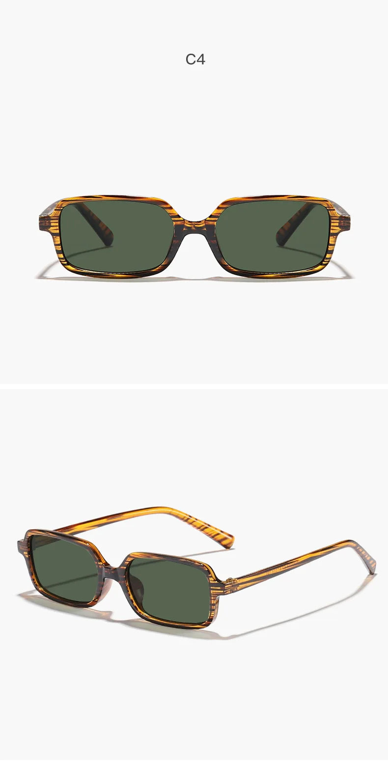 Sexy Small Rectangle Sunglasses 2026 Fashion Women Vintage Brand Designer Sun Glasses Men Shades Female Eyewear UV400