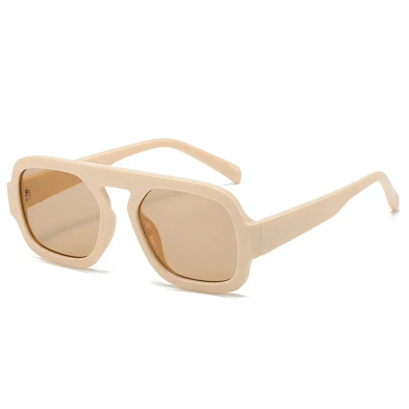 JNPCXI Retro Square Sunglasses Women Fashion Brand Design Gradient Shades UV400 Men Punk Sun Glasses
