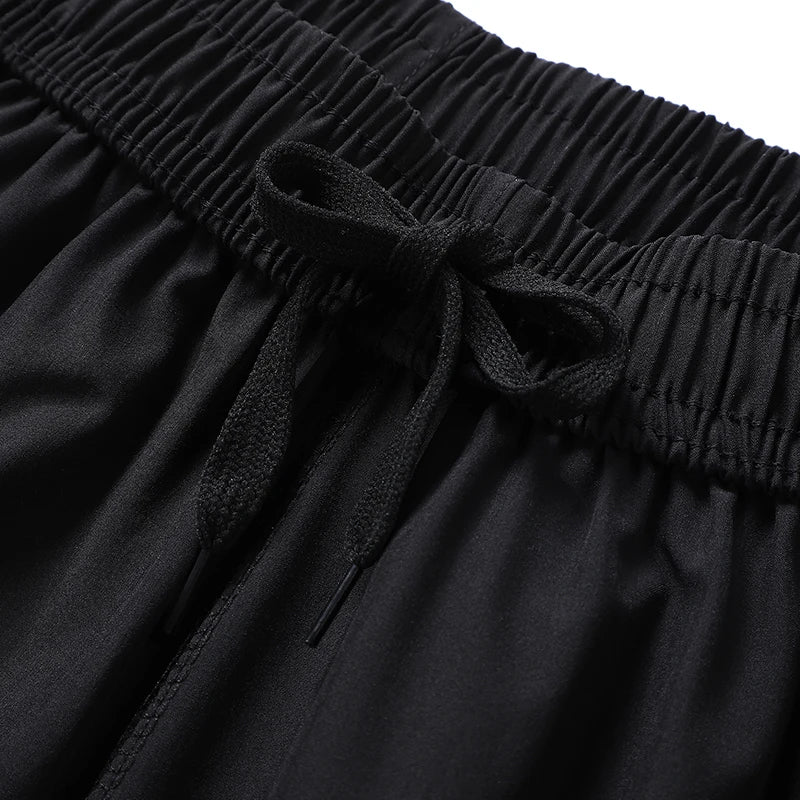 XL-3XL Casual Men's Running Shorts Quick-drying Fitness Black Shorts Men Beach Short Pants Male Sports Shorts Thin Lightweight