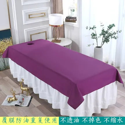 Waterproof Oilproof Beauty Salon Bed Sheets SPA Massage Skin-friendly Filmed Bed Table Cover Sheet for Salon Barbershop