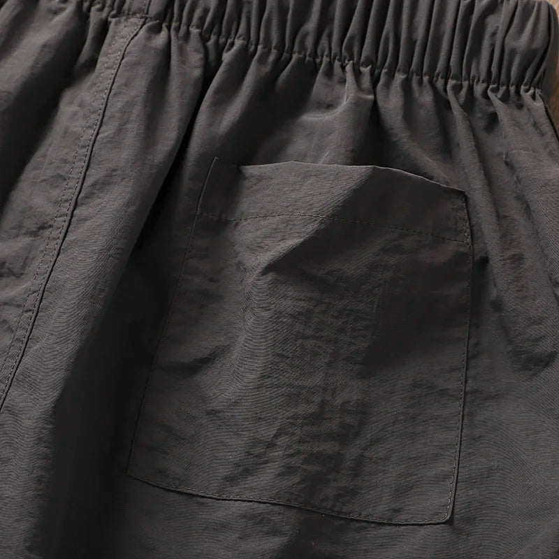 Men's Summer Thin Breathable Quick Dry Waterproof Beach Shorts Outdoor Sports Moisture Wicking Lightweight Casual Shorts