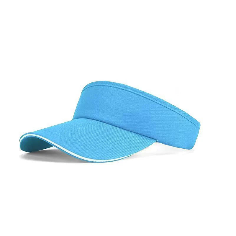 1Pcs Sun Hat Women Baseball Cap Summer Sun-Proof Caps Empty Top Visors Seaside Outdoor Sport Tennis Golf Hat