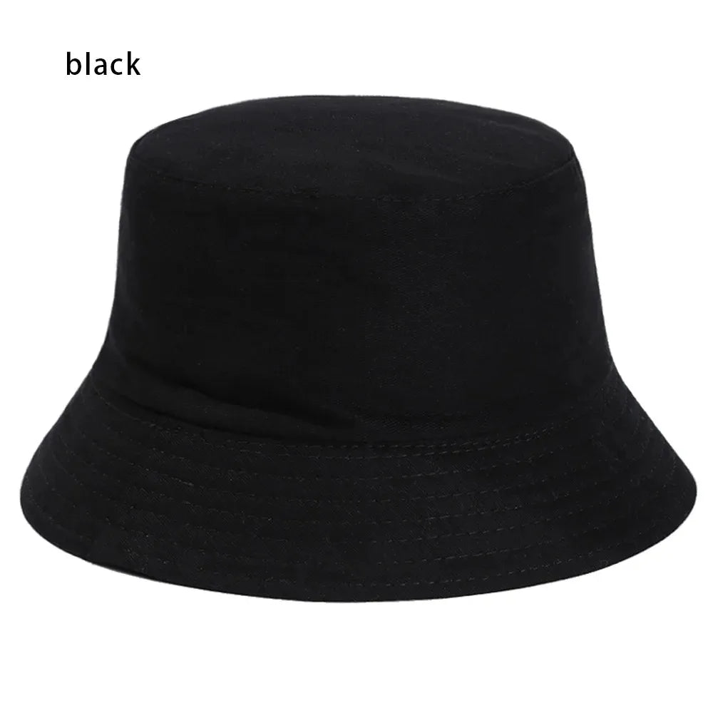Summer Foldable Bucket Hat Unisex Outdoor Sunscreen Cotton Fishing Hunting Cap Men Basin Chapeau Sun Prevent Hats for Women 2023
