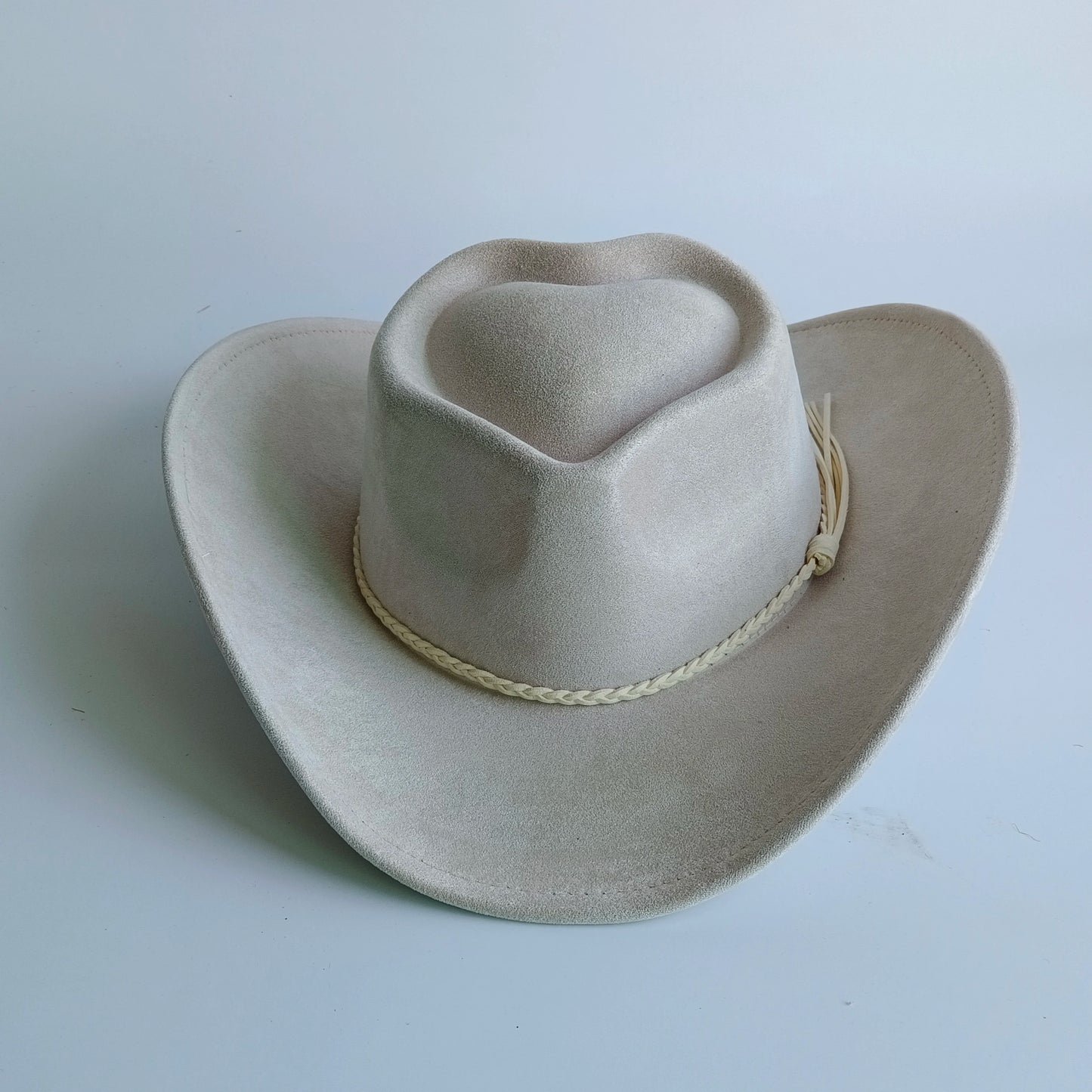 Western Vegan suede hat cowboy hat jazz panama hat unisex women's hat wide brim cowboy hat women's hat cowboy hat