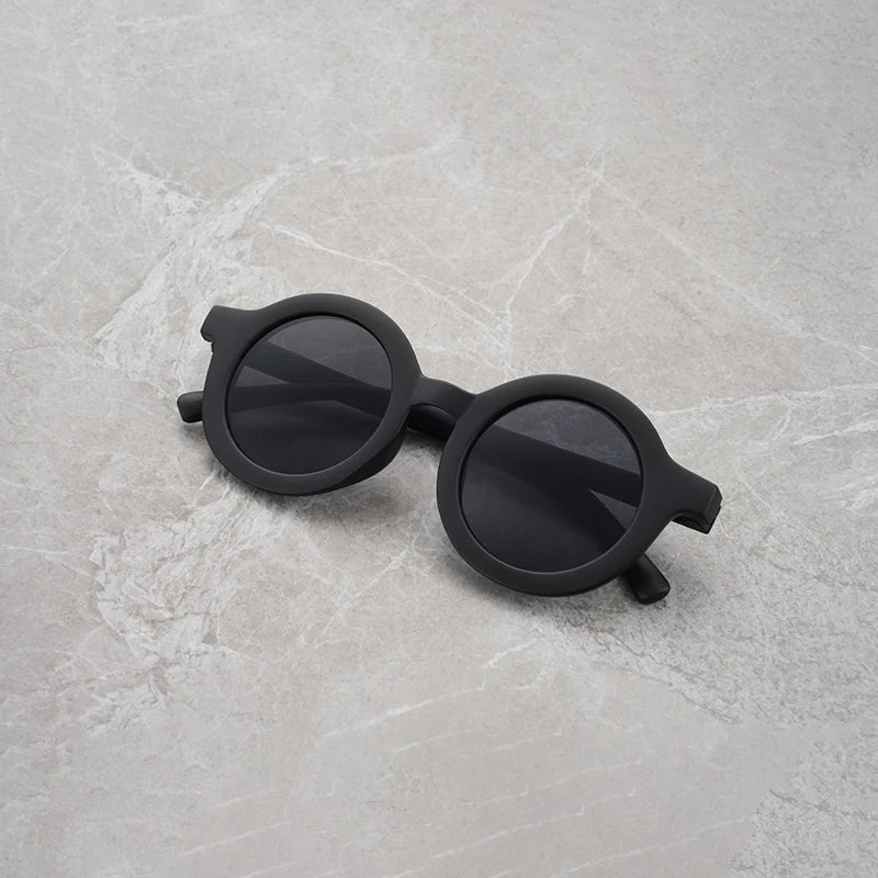3PCS  New Children's Sunglasses Children's Fashion Trend Round Frame Sunglasses Photography Style Personalized Glasses