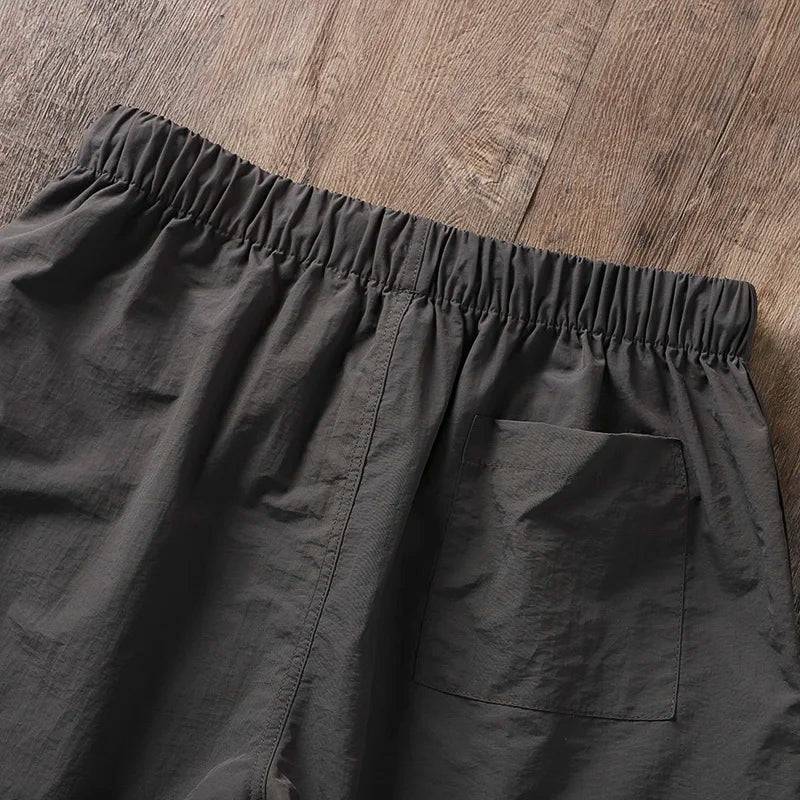 Men's Summer Thin Breathable Quick Dry Waterproof Beach Shorts Outdoor Sports Moisture Wicking Lightweight Casual Shorts