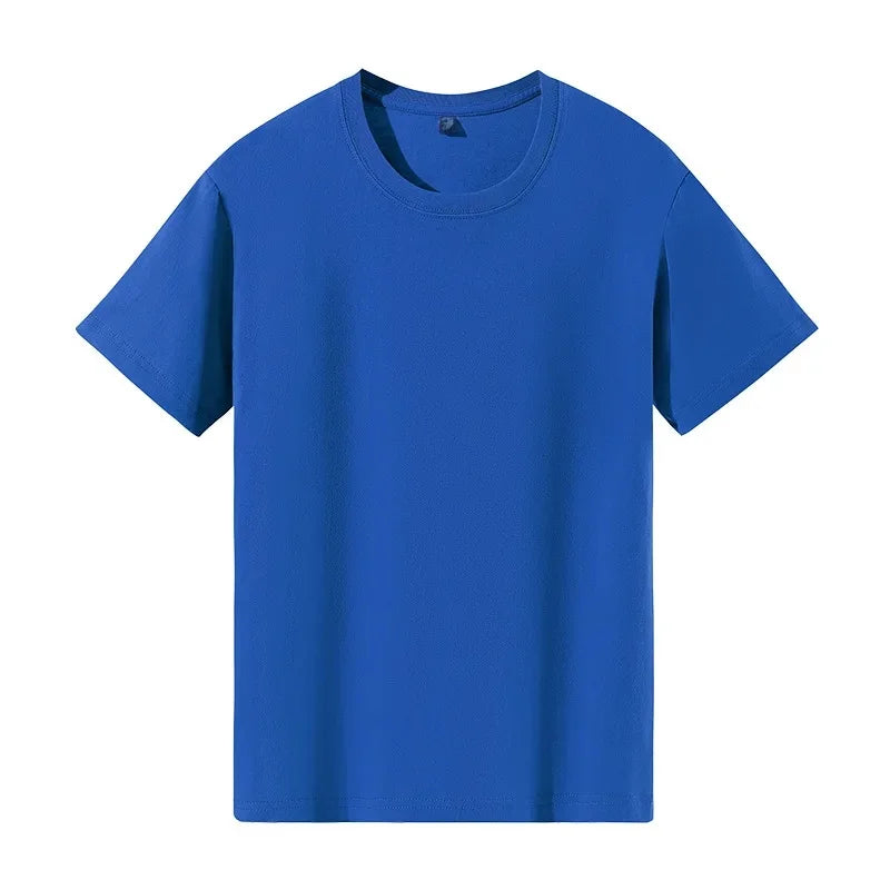 Classic Style Pure Cotton Short Sleeve T-Shirt 19 Colors Available 180 Grams Summer New Arrival Adult Short T-Shirt