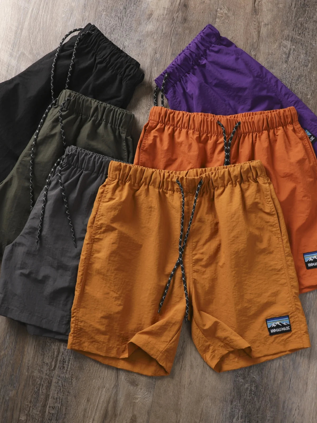 Men's Summer Thin Breathable Quick Dry Waterproof Beach Shorts Outdoor Sports Moisture Wicking Lightweight Casual Shorts