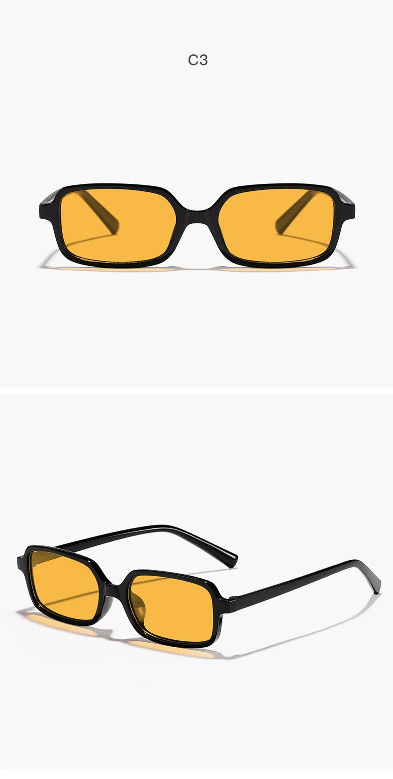 Sexy Small Rectangle Sunglasses 2026 Fashion Women Vintage Brand Designer Sun Glasses Men Shades Female Eyewear UV400