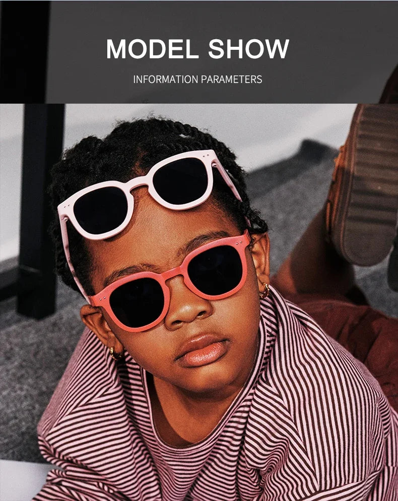Polarized Kids Sunglasses Silicone Safety Boys Girls Sun Glasses Fashion Children Outdoors Goggle Shades Eyewear UV400 Age 3-12