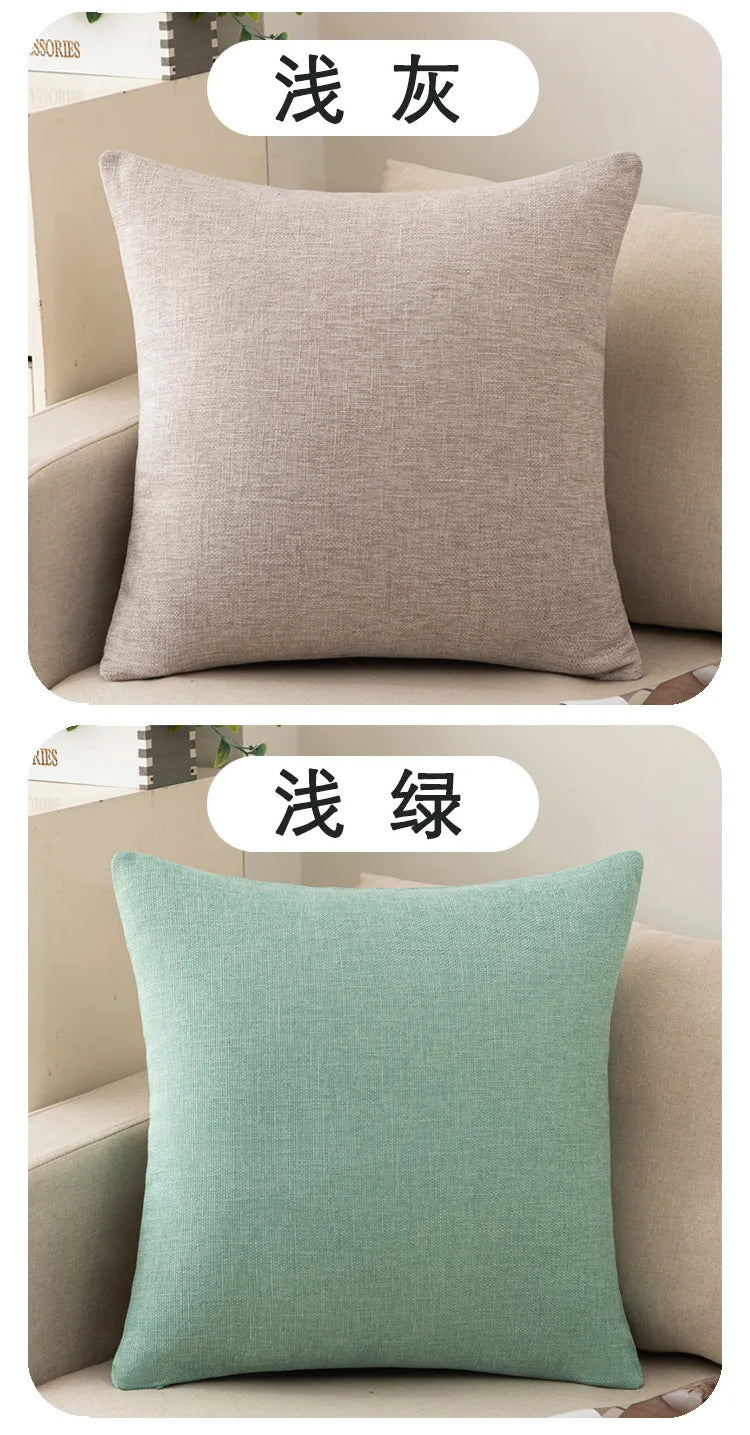 Decorative Square Throw Pillow Cushion Covers Super Soft Chenille Farmhouse Fall Pillowcase Living Room Bedroom Sofa Couch