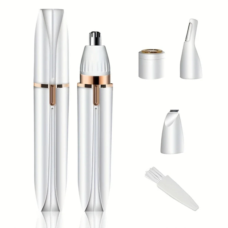 4 In 1 Electric Hair Remover Razor Full Body Shaving Facial Epilator Shaver Eyebrow Trimmer Nose Bikini Line Painless Epilator