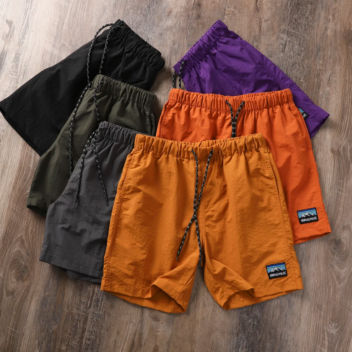 Men's Summer Thin Breathable Quick Dry Waterproof Beach Shorts Outdoor Sports Moisture Wicking Lightweight Casual Shorts