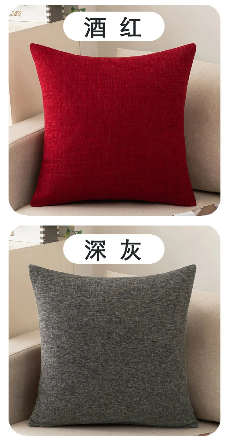 Decorative Square Throw Pillow Cushion Covers Super Soft Chenille Farmhouse Fall Pillowcase Living Room Bedroom Sofa Couch