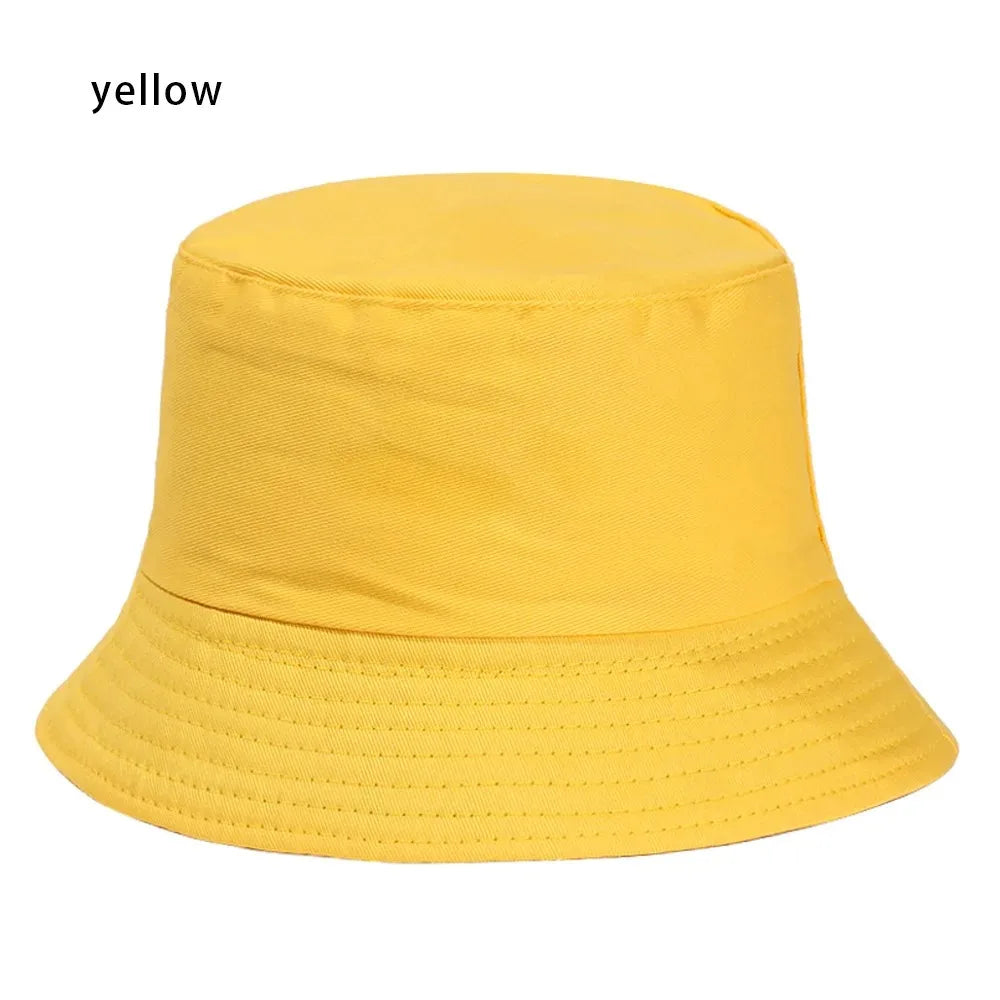 Summer Foldable Bucket Hat Unisex Outdoor Sunscreen Cotton Fishing Hunting Cap Men Basin Chapeau Sun Prevent Hats for Women 2023