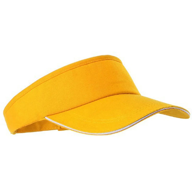 1Pcs Sun Hat Women Baseball Cap Summer Sun-Proof Caps Empty Top Visors Seaside Outdoor Sport Tennis Golf Hat