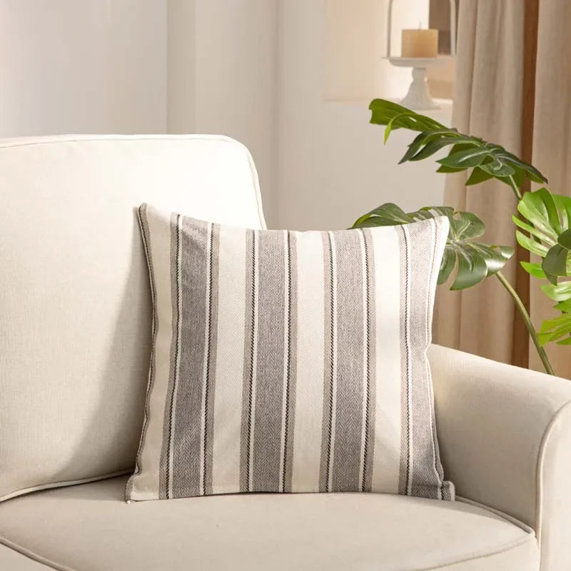Pillow Case Home Decoration Salon Cushion Cover Solid Pillowcase with Zipper Cotton Linen for Sofa Car Chair 45x45 40X40