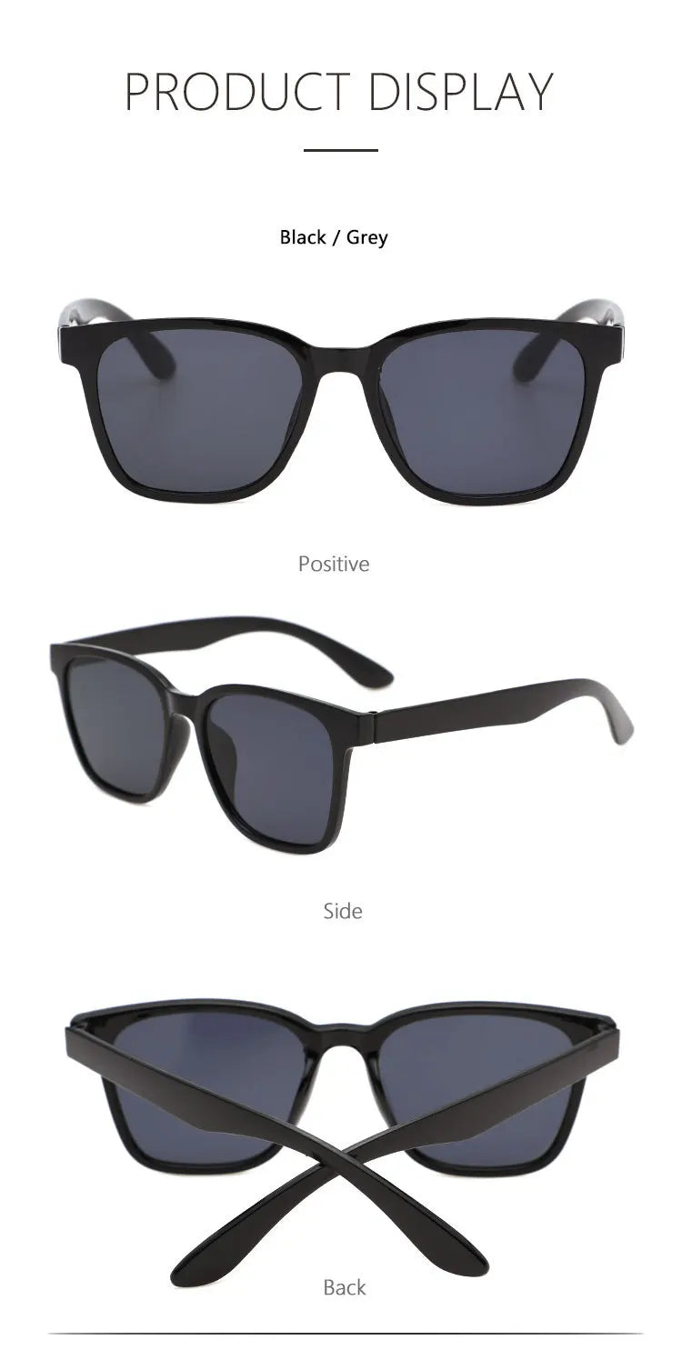 Retro 2026 Classic Vintage Square Sunglasses Women Oversized Sunglasses Women Men Retro Leopard Luxury Sun Glasses UV400