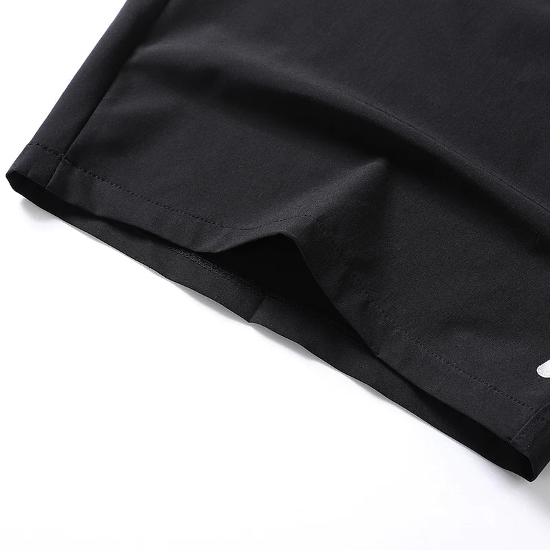 XL-3XL Casual Men's Running Shorts Quick-drying Fitness Black Shorts Men Beach Short Pants Male Sports Shorts Thin Lightweight