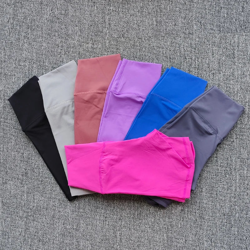 Sexy Solid Color Soft Tight Women Fitness Sport Short High Waist Yoga Short Leggings Cycling Comprehensive Training Jog Athletic