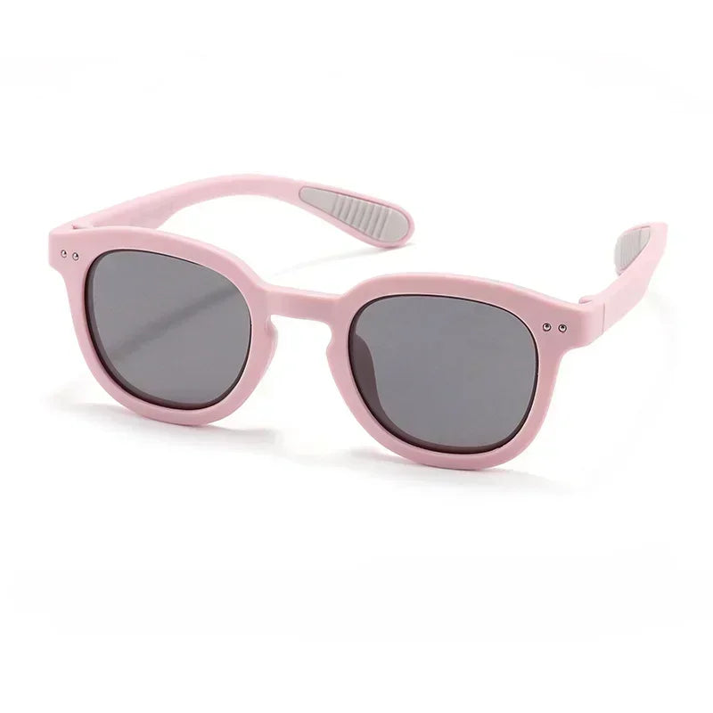 Polarized Kids Sunglasses Silicone Safety Boys Girls Sun Glasses Fashion Children Outdoors Goggle Shades Eyewear UV400 Age 3-12