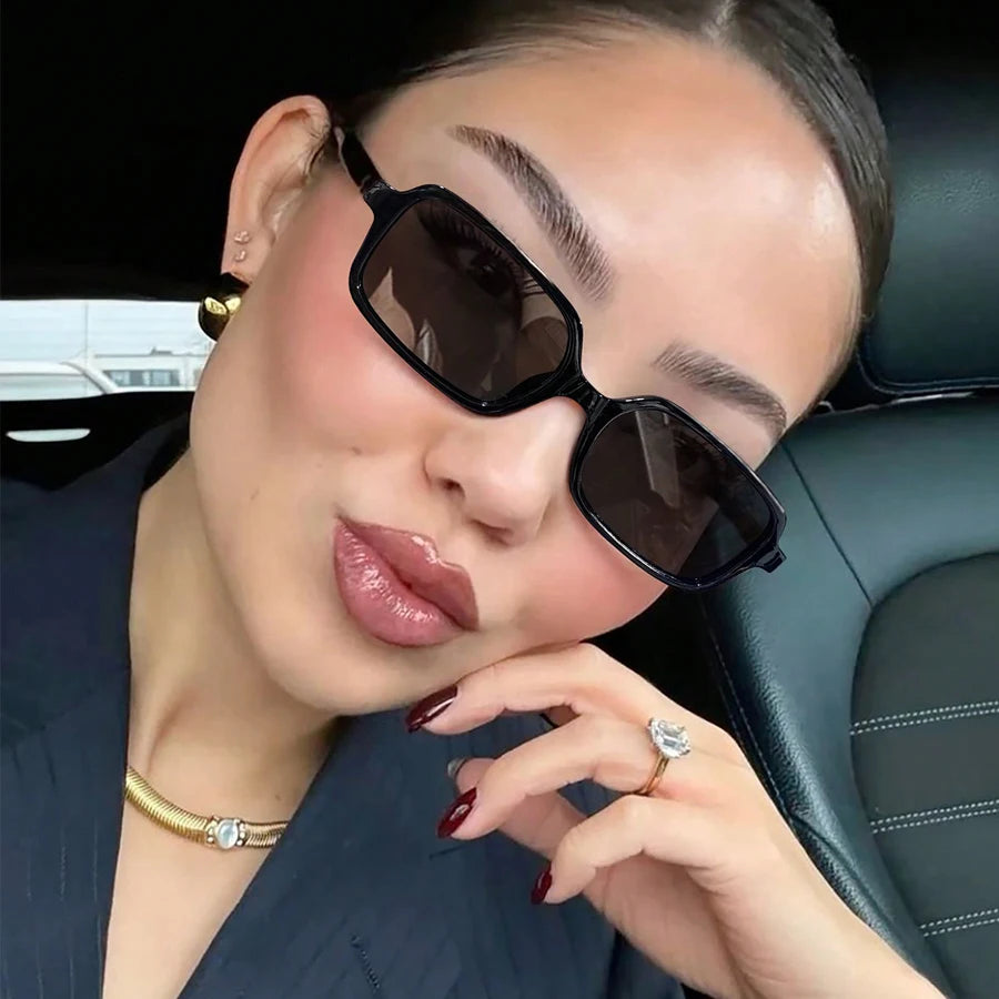 Sexy Small Rectangle Sunglasses 2026 Fashion Women Vintage Brand Designer Sun Glasses Men Shades Female Eyewear UV400