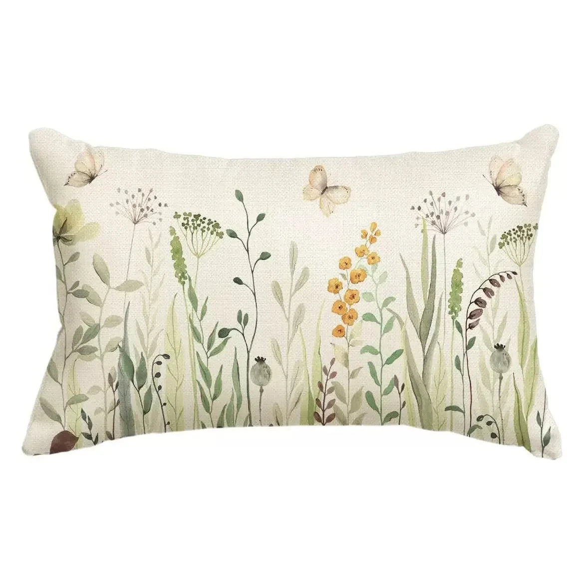 VIKAMA Floral Cushion Cover Double-Sided Printed Living Room Sofa Cushion Cover Bedroom Headboard Pillowcase Home Decor