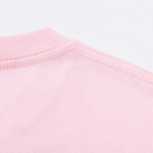 Y2K Woman 100% Cotton T Shirts Solid Color Casual T-Shirt O-Neck Summer Tops For Women Fashion Oversized Female Sportswear
