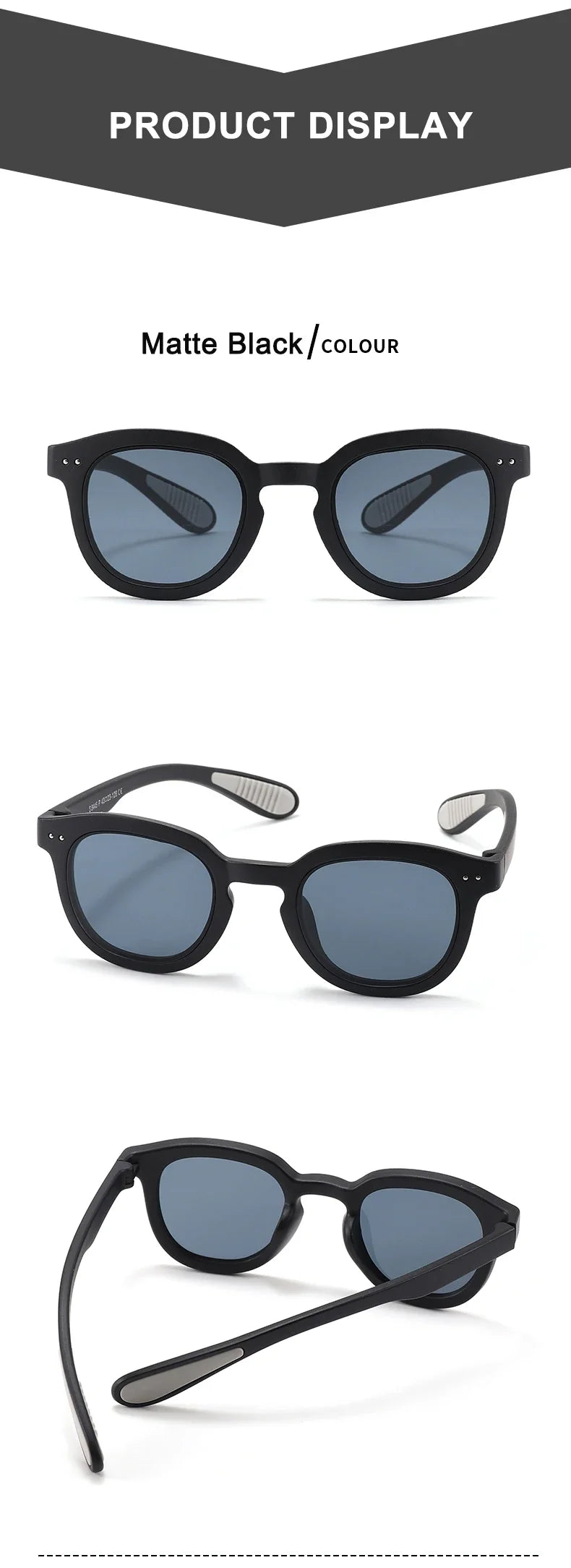 Polarized Kids Sunglasses Silicone Safety Boys Girls Sun Glasses Fashion Children Outdoors Goggle Shades Eyewear UV400 Age 3-12