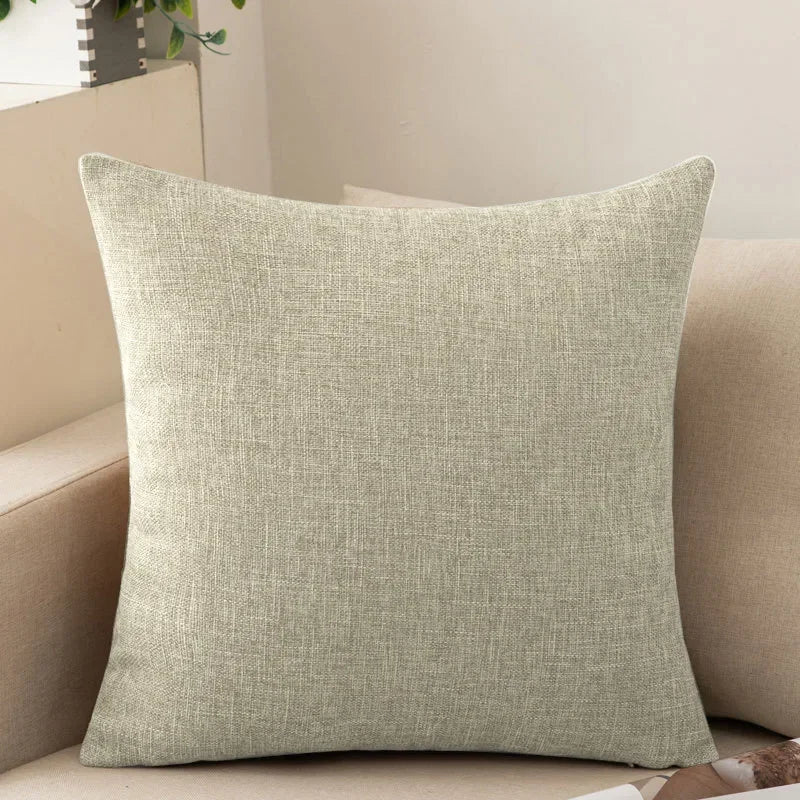 Decorative Square Throw Pillow Cushion Covers Super Soft Chenille Farmhouse Fall Pillowcase Living Room Bedroom Sofa Couch