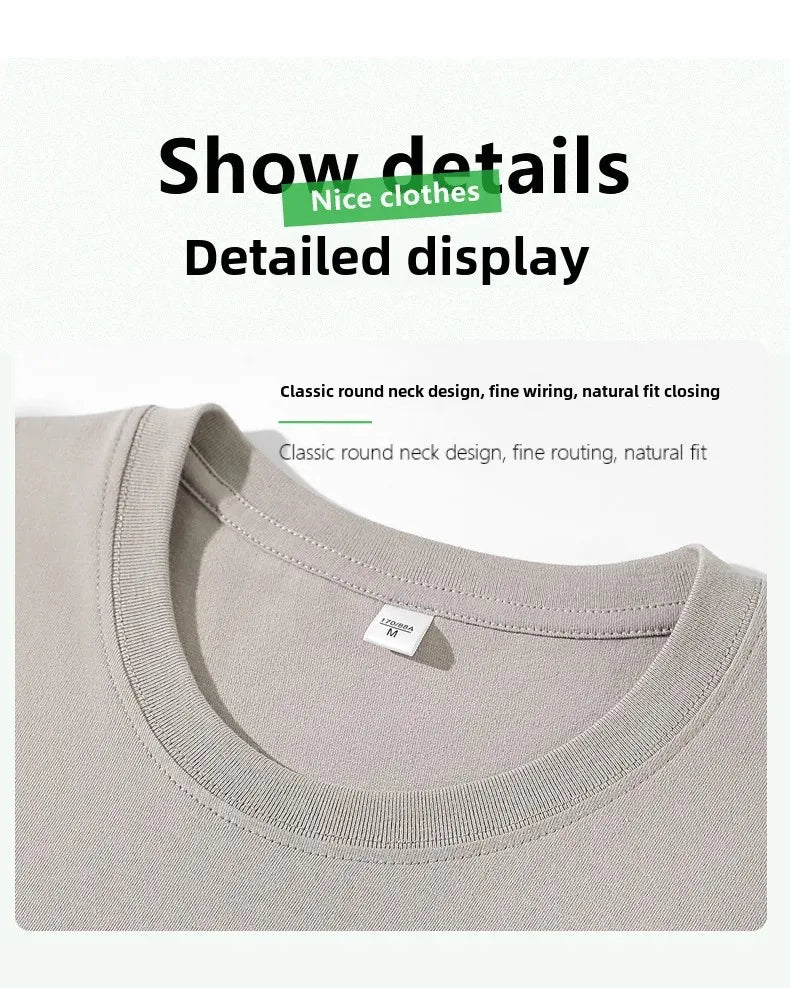 Classic Style Pure Cotton Short Sleeve T-Shirt 19 Colors Available 180 Grams Summer New Arrival Adult Short T-Shirt