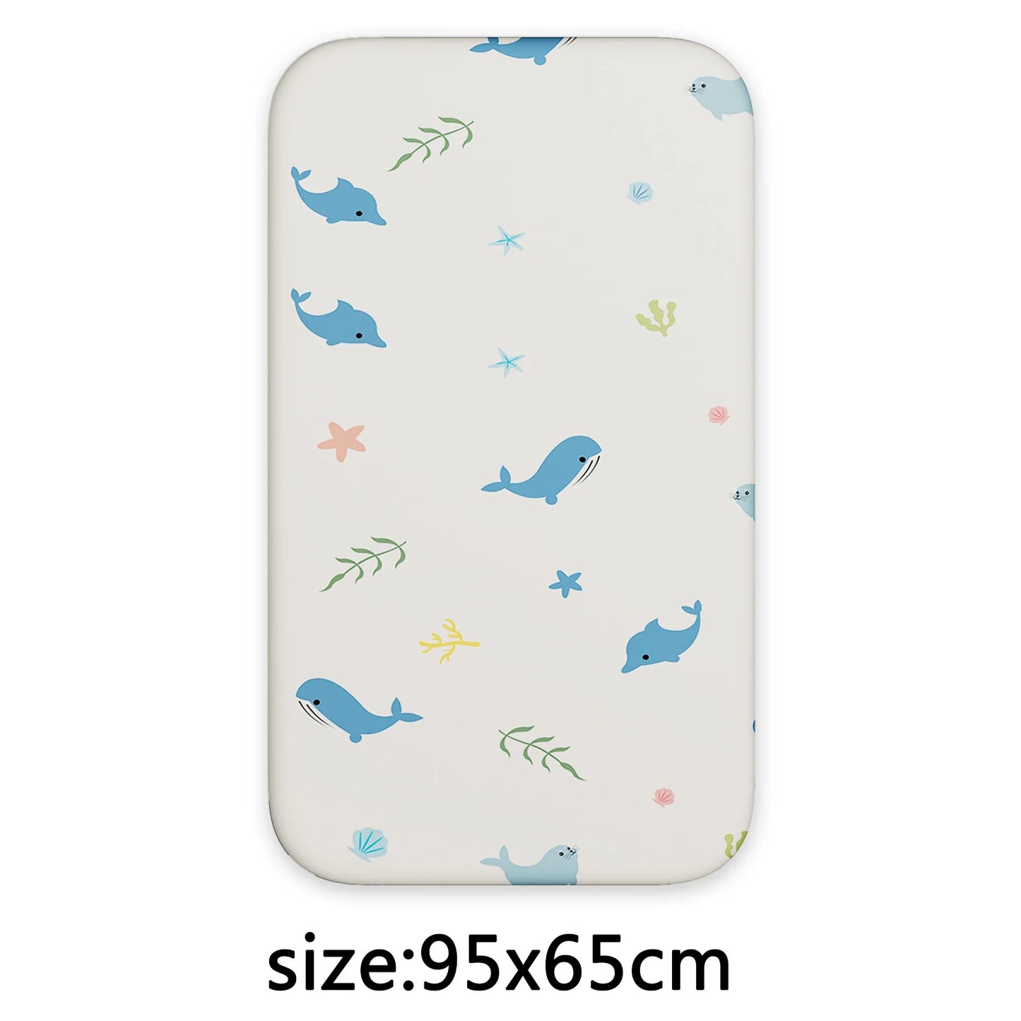 Baby Cot Bed Sheets, 1 Pack Moses Basket Sheet Fitted For Ultra Soft Cotton Baby Crib Sheets For Bassinet, Cot, Moses Basket