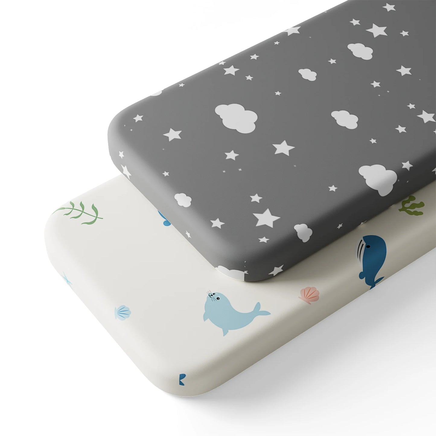 Baby Cot Bed Sheets, 1 Pack Moses Basket Sheet Fitted For Ultra Soft Cotton Baby Crib Sheets For Bassinet, Cot, Moses Basket