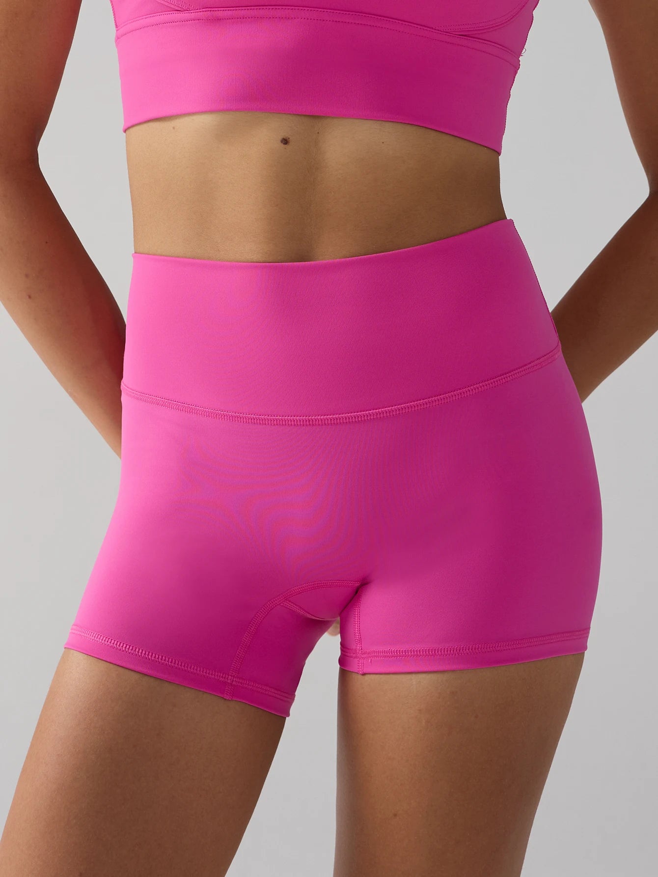 Women's Sports Yoga Shorts with High Waist, Hip Lift, Fitness, Running, Cycling, 3-point Shorts, Quick Drying Women's Yoga Short