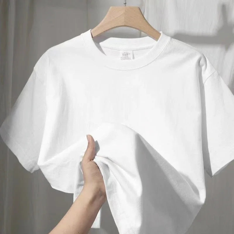 2025 New Trend Woman Cotton T-shirt Spring Summer Daily Casual Fashion O-neck Short Sleeve Top Female Home Outdoor Comfort Tees