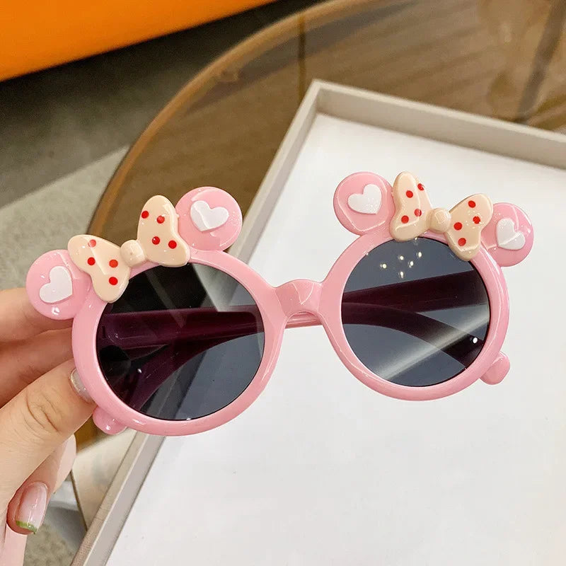 Children Cute Cartoon Sunglasses Boy Girl Outdoor Sun Protection Summer Shades Baby Photography Glasses Eyewear UV400
