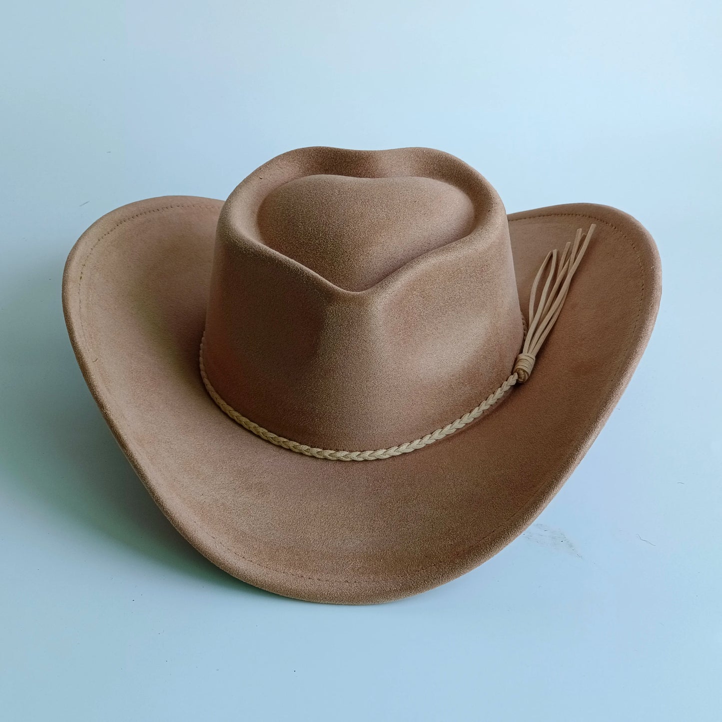 Western Vegan suede hat cowboy hat jazz panama hat unisex women's hat wide brim cowboy hat women's hat cowboy hat