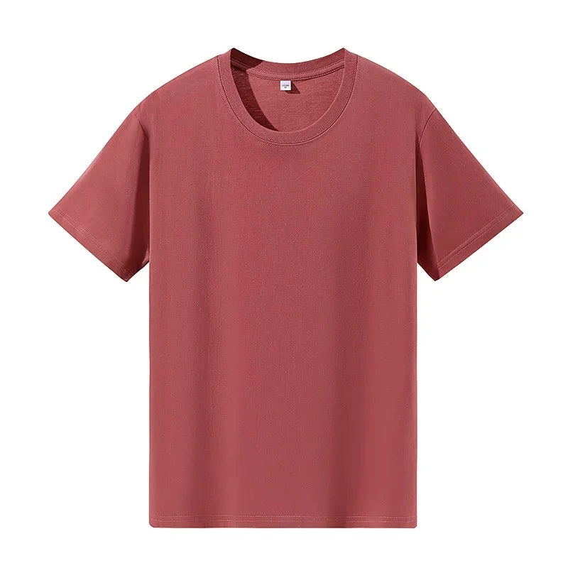 Classic Style Pure Cotton Short Sleeve T-Shirt 19 Colors Available 180 Grams Summer New Arrival Adult Short T-Shirt