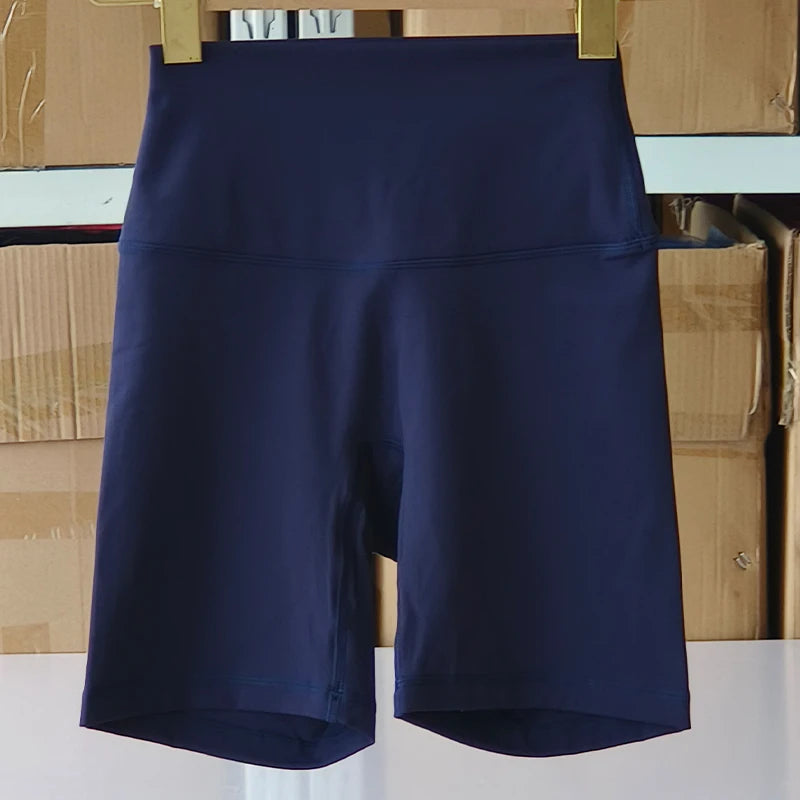 Sexy Solid Color Soft Tight Women Fitness Sport Short High Waist Yoga Short Leggings Cycling Comprehensive Training Jog Athletic