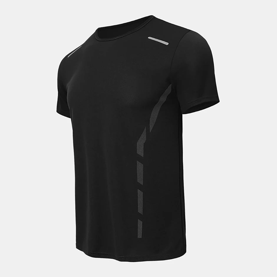 1/4 Pcs Men's Summer Fashion Printing Quick-drying Short-sleeved Youth Leisure Sports Fitness Breathable Top Middle-aged Loose T